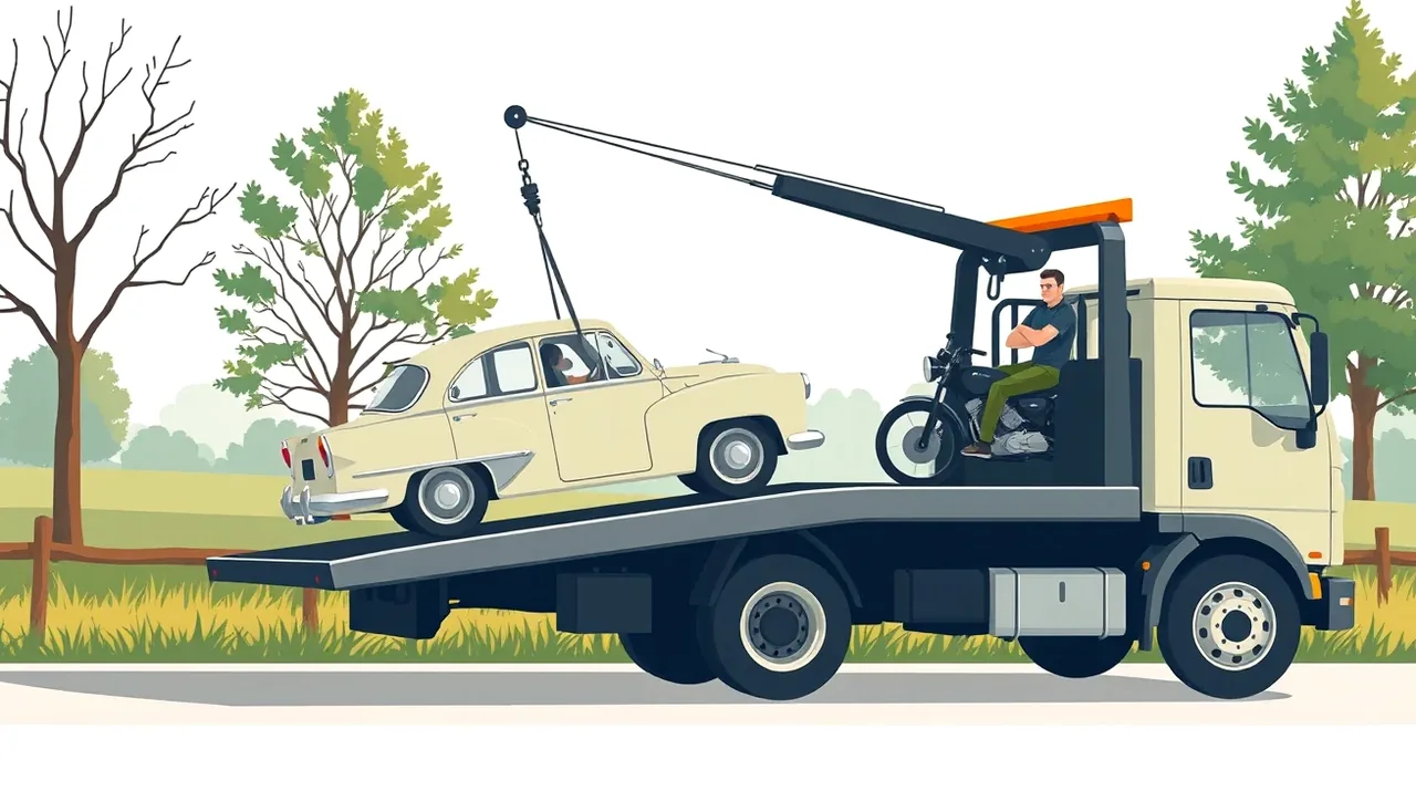 Klasický zberateľský automobil bezpečne zaparkovaný v garáži rodinného domu