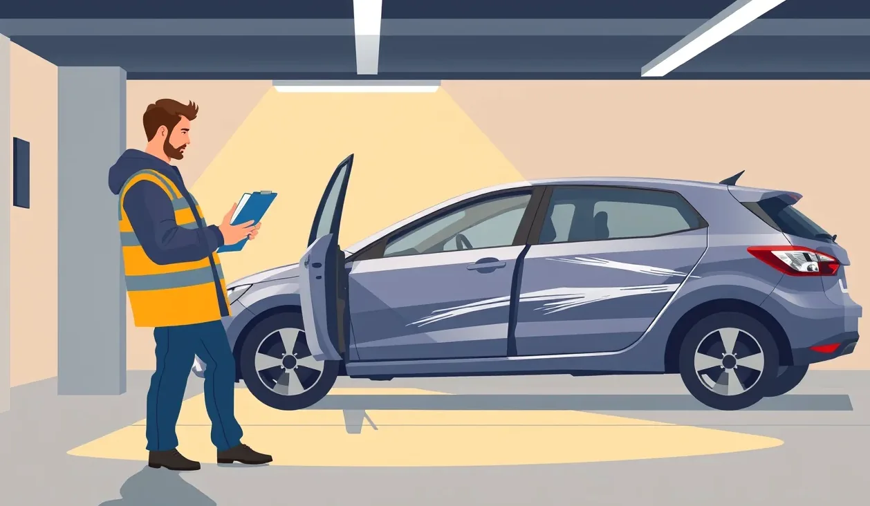 Pohľad na volant a masívny mechanický zámok radiacej páky v interiéri automobilu