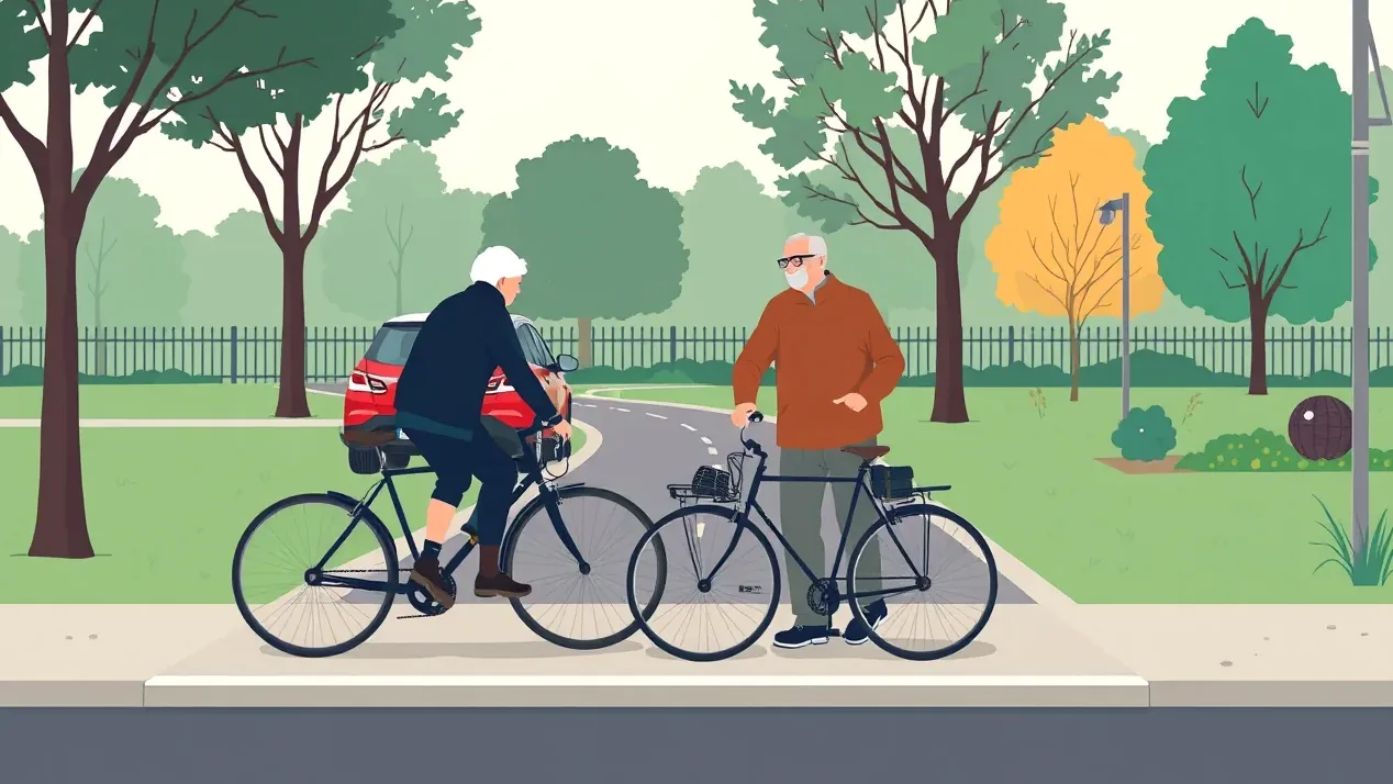 Pohľad na riadidlá elektrického bicykla s namontovanou akceleračnou plynovou páčkou