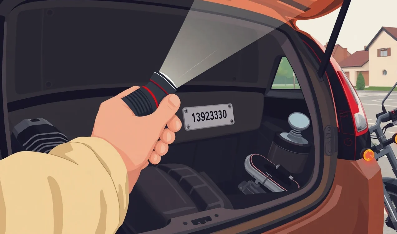 Automechanik kontroluje motor a technický stav ojazdeného vozidla pred kúpou