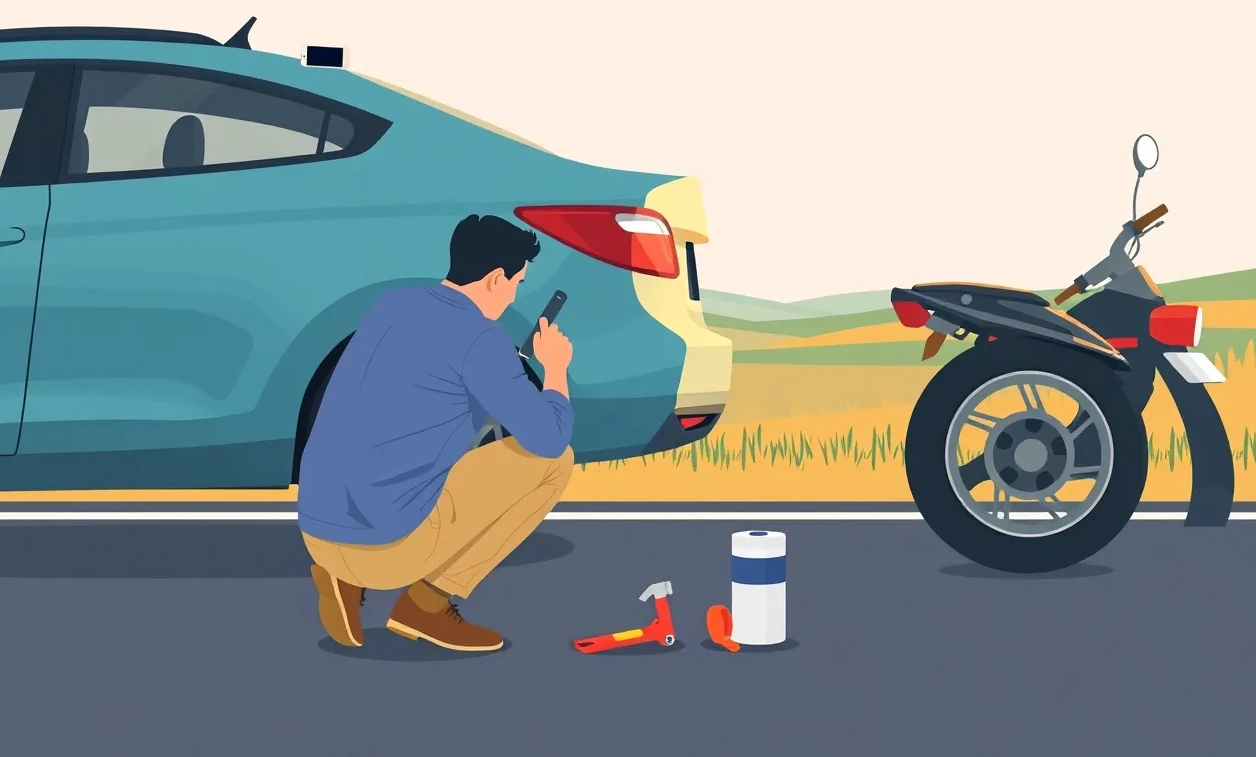 Pracovník odťahovej služby nakladá nepojazdné auto na korbu vozidla