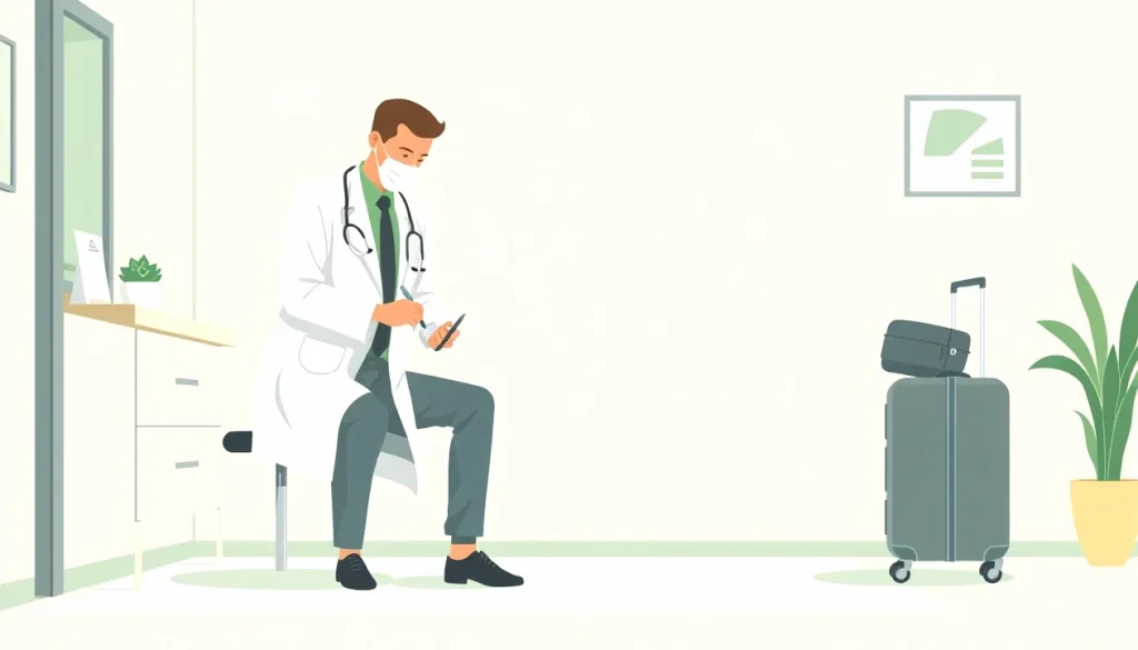 Moderná recepcia súkromnej lekárskej kliniky v Prahe